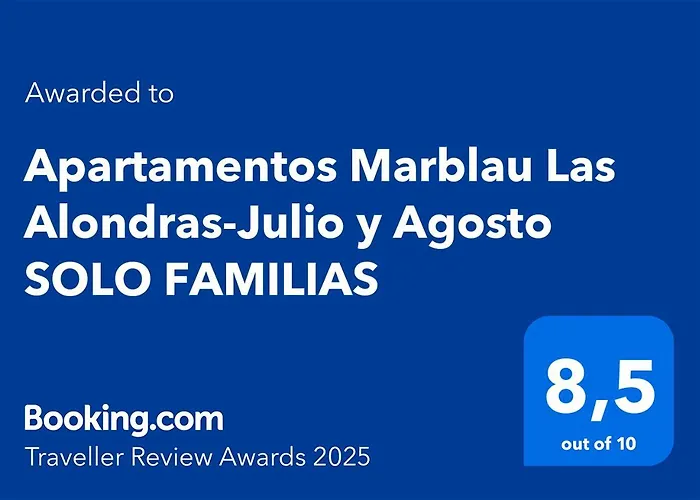 Apartamentos Marblau Las Alondras-Julio y Agosto SOLO FAMILIAS
